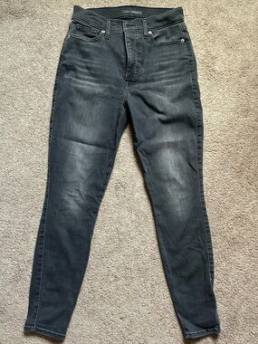 Lucky Brand Uni Fit High-Rise Faded Black Women’s Skinny Jeans - Size 27-29